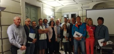 Il valore dei muri a secco: serata informativa e consegna diplomi del corso di secondo livello