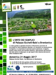 Alla scoperta dell'Orto dei Semplici di Palazzo Baisi, tra natura e astronomia