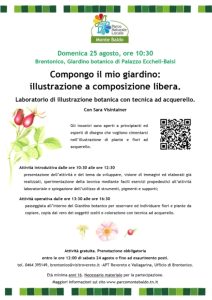 Compongo il mio giardino: illustrazione a composizione libera.
