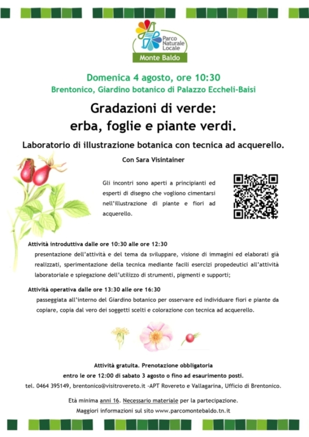 Gradazioni di verde: erba, foglie e piante verdi come spunto d’interesse per l’illustrazione