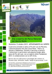 Passeggiata alla scoperta del Parco Naturale Locale Monte Baldo