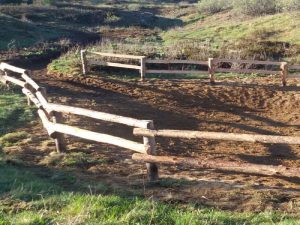 Ripristino dell'antico sedime di una pozza bevaia in Corna Piana