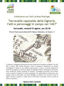 Serravalle caposaldo della Signoria. Fatti e personaggi in campo nel 1487