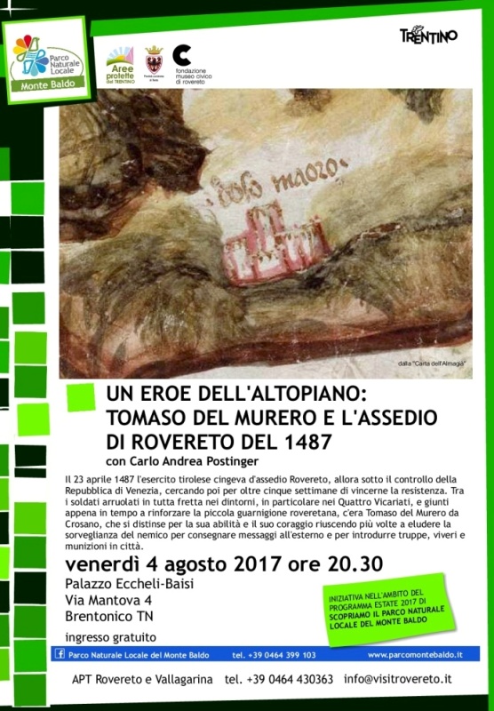 Un eroe dell'altopiano: Tommaso del Murero e l'assedio di Rovereto del 1487